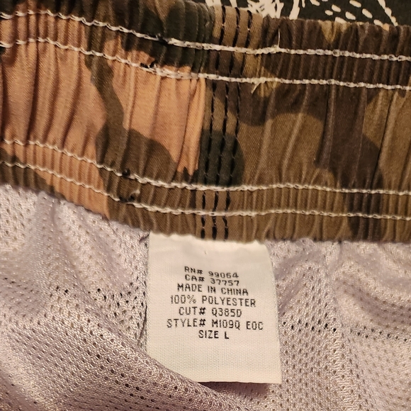 Billabong Swim Trunks Swim Shorts Camo Large - Picture 5 of 5